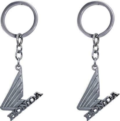 Blue Aura Combo Of Wings Honda Logo Metal Keychain Key Chain Price in ...