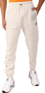 REEBOK Self Design Men Beige Track Pants - Buy REEBOK Self Design Men ...