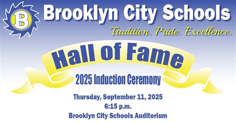 2025 Hall of Fame Induction Ceremony, 9200 Biddulph Road, Brooklyn, OH ...