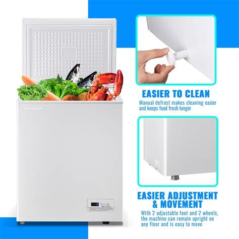 DEMULLER Deep Chest Freezer with 2 Removable Baskets India | Ubuy