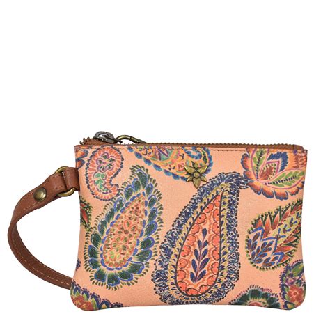 Leather Hand painted Coin Purse - 1828 – Anuschka (IN)