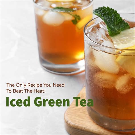 Refreshing Ice Green Tea Recipe For Weight Loss | Samaara Tea Recipe