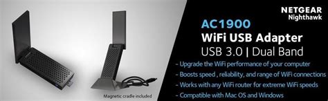 Netgear Nighthawk AC1900 Wi-Fi USB Adapter (A7000)|More bandwidth ...