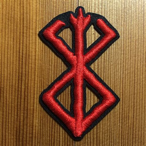 3D BERSERK Symbol Brand of Sacrifice Norse Patch Morale Bear - Etsy.de
