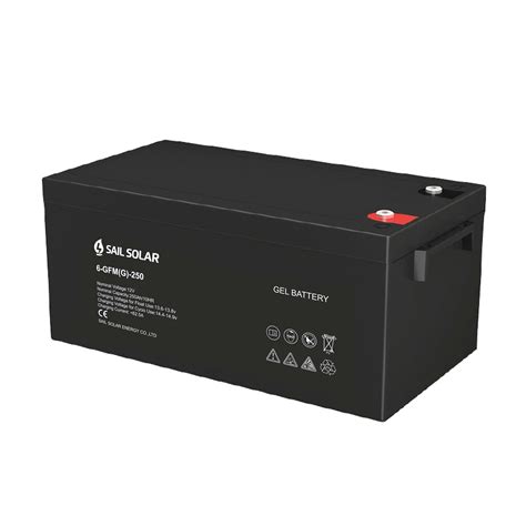 OEM 12V 250Ah Gel Battery Deep Cycle Solar Lead Acid Batteries, 12V ...