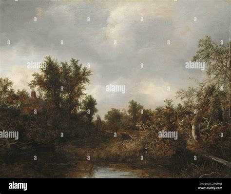 Landscape, ca. 1646 circa 1646 by Jacob van Ruisdael Stock Photo - Alamy
