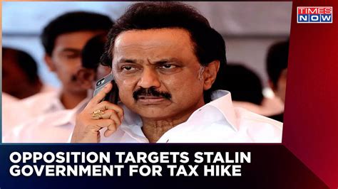 Property Tax: AIADMK Staged State-Wide Protest Against Tax Hike By T ...