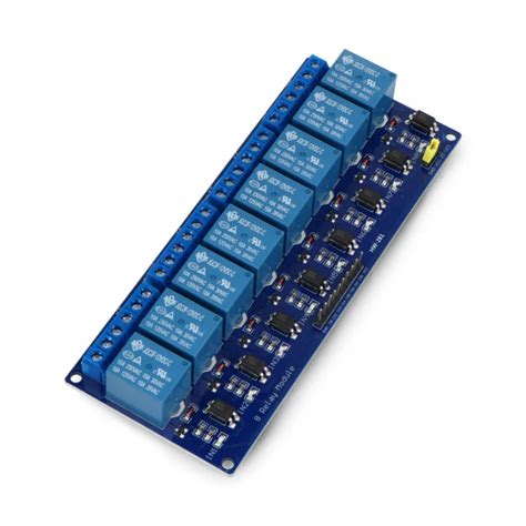 24V 8-Channel Relay Module with Optocoupler & Light Coupling