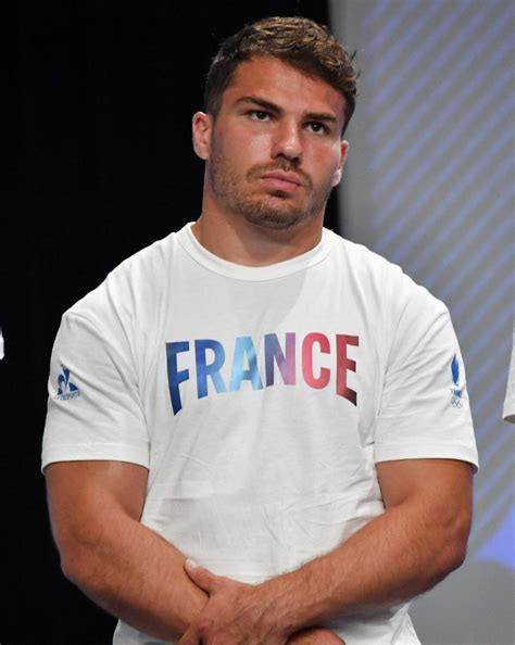 Photo : Antoine Dupont Conf&eacute;rence de presse de l'&eacute;quipe de France de ...