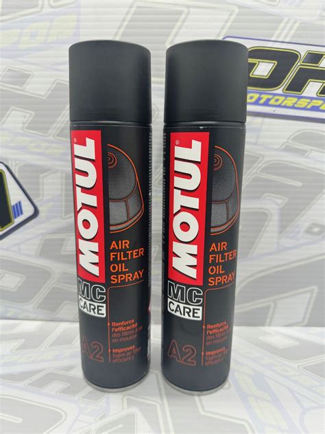 2 x Motul Air Filter Oil Spray 400ml