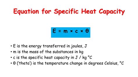 What Is Heat Capacity Equation at Makayla Moffatt blog