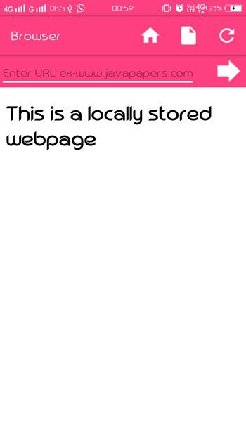 Local HTML Page with Image Android Browser 的图像结果