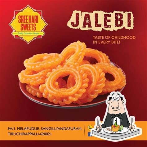 Menu at Sri hari sweet, Tiruchirappalli