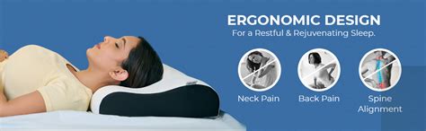 CareFoam Memory Foam Contour Cervical Orthopedic Pillow