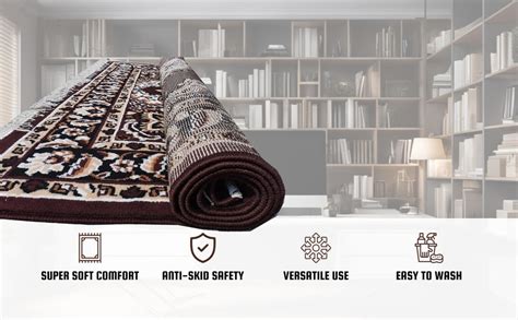 Buy Sifa Carpet® Traditional Polyster Carpet for Living Room with Anti ...