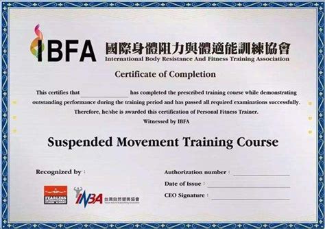 IBFA国际健身知名证书 - 知乎