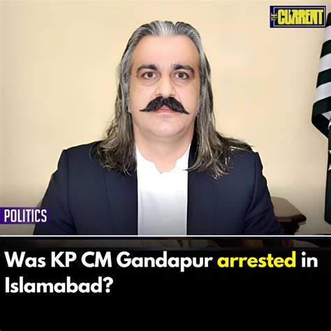 Yesterday, Information Advisor KP Barrister Muhammad Ali Saif claimed that Gandapur disappeared ...