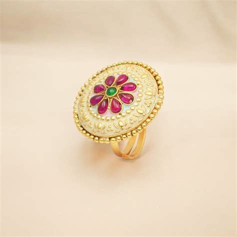 Aakriti Temple Rings– Women's Paradise