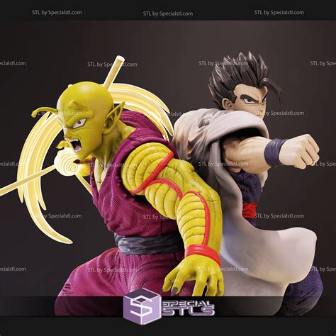 Gohan and Piccolo STL Files from Dragonball 3D Printable | SpecialSTL
