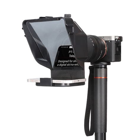 Portable Wide Screen Camera Teleprompter for Video Recording Interview ...