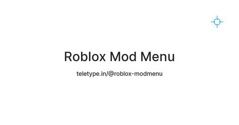Roblox Mod Menu — Teletype