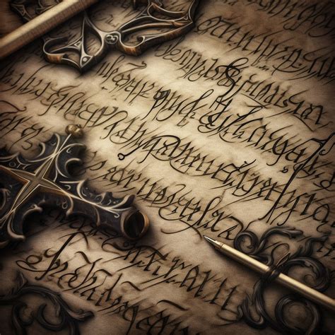 Image result for How to Write Gothic Calligraphy