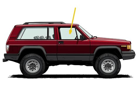 DOOR GLASS: 1984-1996 Jeep Cherokee 2dr – Jeepglass