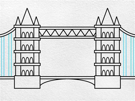 London Bridge Drawing For Kids