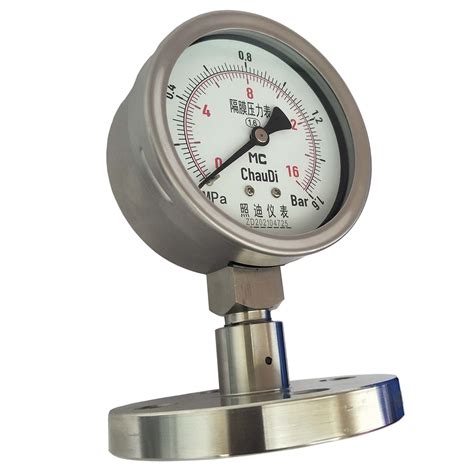 Steam Water Vapour Pressure Gauge 316L Diaphragm Stainless Steel ...