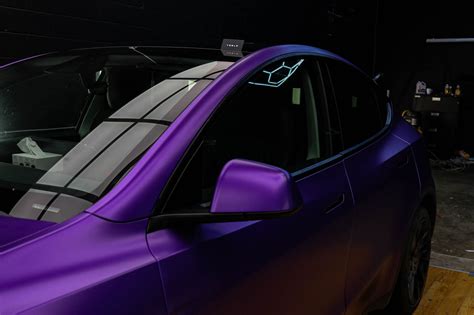 Tesla Model Y Matte metallic purple | Twiisted Wrap