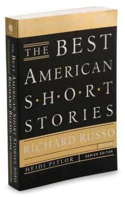 The Best American Short Stories 2010 by Richard Russo, Paperback ...