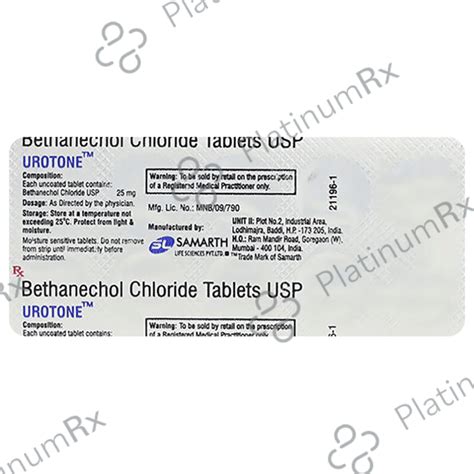 Urotone 25mg Tablet 10s | Uses, Price & Substitutes