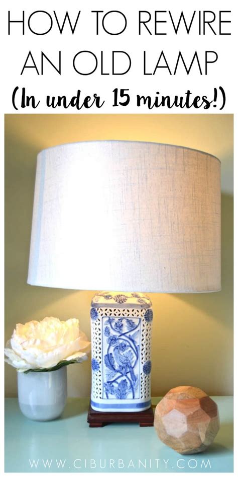 Image result for How to Rewire a Lamp Tutorial