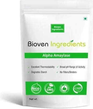 Bioven Ingredients Alpha Amylase Enzyme Powder Price in India - Buy ...