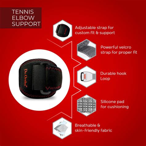 Tennis Elbow Support by Dr. Ortho | Adjustable Support for Elbow Health