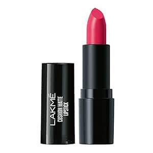 Buy Lakme Cushion Matte Lipstick, Pink Ruby, Long Lasting, Comfortable ...