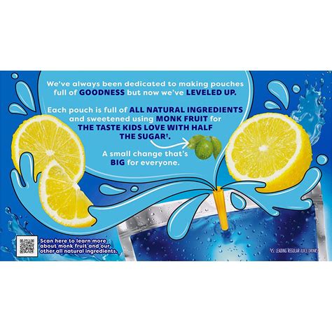 Capri Sun Lemonade Kids Juice Drink - 10 ct Box, 6 fl oz Pouches ...