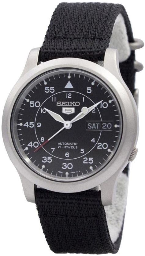 Seiko SNK809K2 Men's Watch Stainless Steel 5 Military Automatic ...