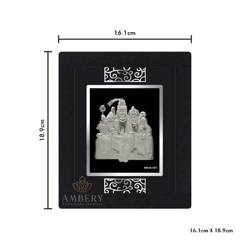 Buy quality Shivparivar Silver Foil Frame in Rajkot