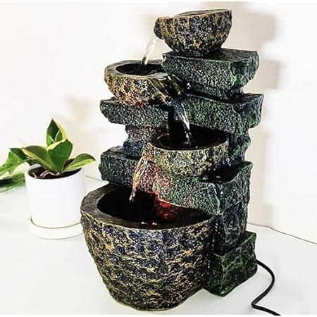 Buy Craft_N_Decor Resin Tabletop Water Fountain/ 3 Tier Fountains/Mini ...