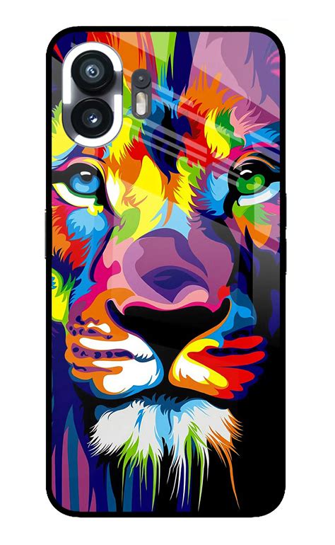 Buy Now Lion Glass Case for Nothing Phone 2 Online | Casekaro