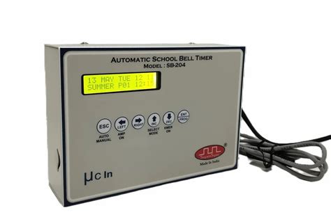 Automatic Bell Ringing Systems - MP3 School Bell Manufacturer from Jaipur