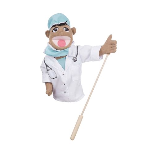 Buy Melissa & Doug Surgeon Puppet with Doctor Scrubs & Detachable ...
