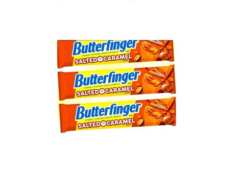 18 Butterfinger Salted Caramel Candy Milk Chocolate Bars In Display Box ...