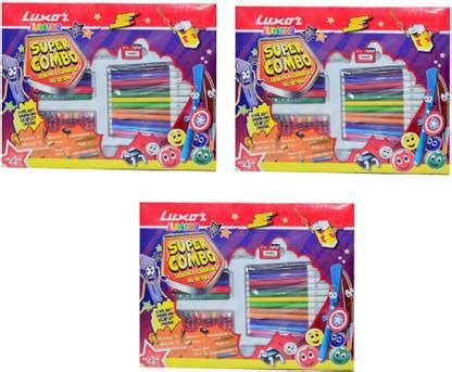 Flipkart.com | LUXOR Junior super combo Drawing & Colouring All- in-one ...