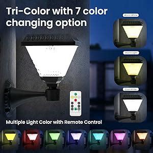Homehop Solar Light Outdoor 10W LED Automatic Wall Lamp Waterproof for ...