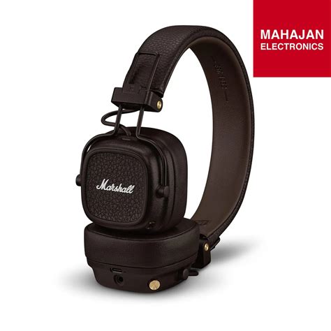 Marshall Major v Wireless Bluetooth On Ear Headphone (Brown)