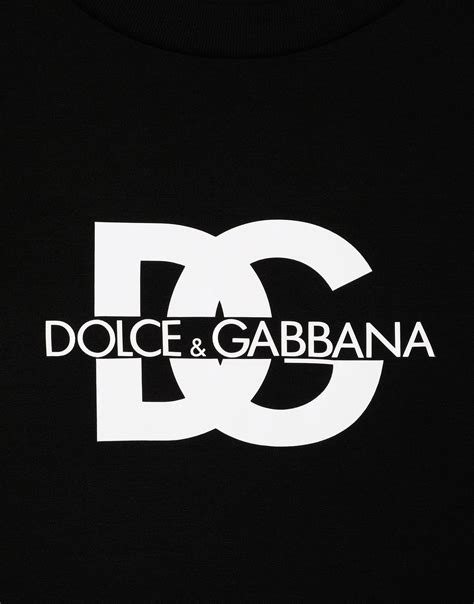 Dolce & Gabbana Short-Sleeved T-Shirt With Dg Logo Print - Black ...