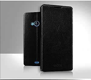 Defender MOFI Royal Vintage Leather Slim Best Flip Cover Case with Back ...