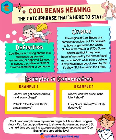 Cool Beans Meaning: The Language of Positivity and Enthusiasm - English ...